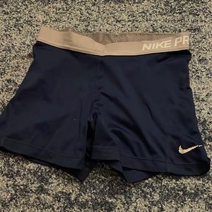 navy blue nike pros